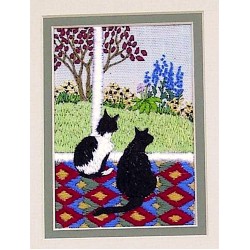 Cats by the Patio Window