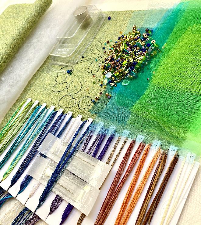 Damselfly Pincushion Kit