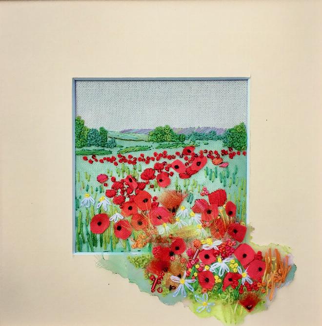 Poppies in a Field