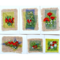 Doodles Cards Kit (Poppies)