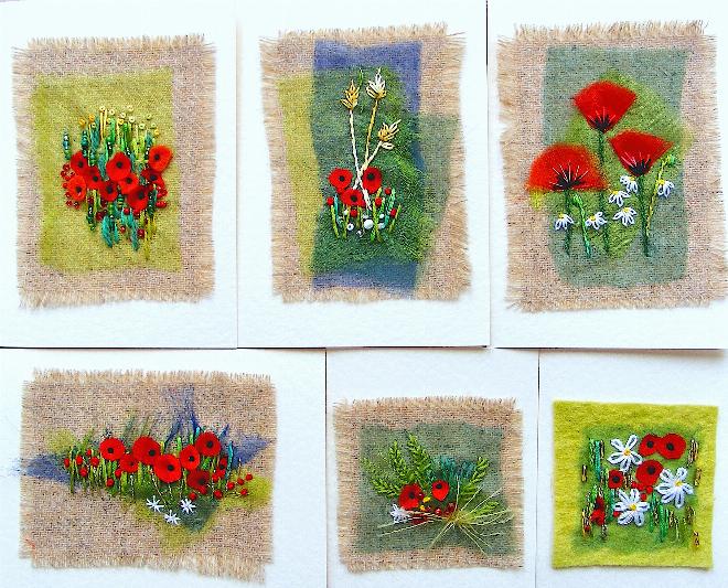 Doodles Cards Kit (Poppies)