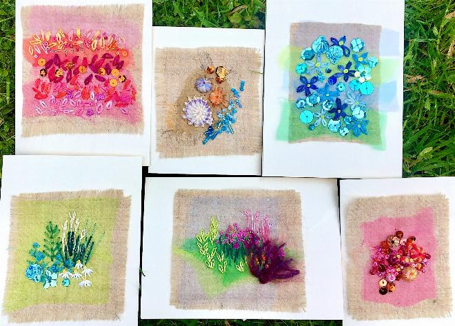 Doodles Cards Kit (Seaside)