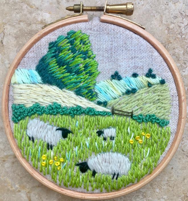 Sheep in a Meadow