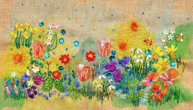 Spring Sensations Needlecase