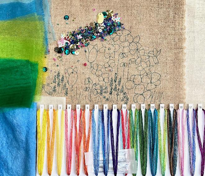 Spring Sensations Needlecase