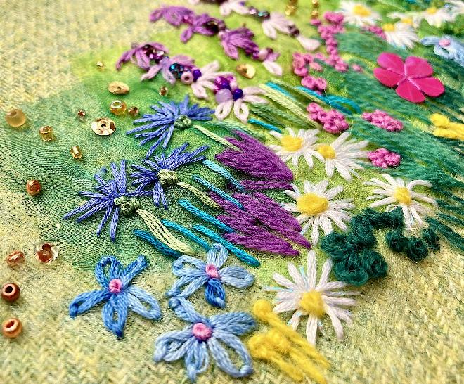 Summer Meadow Needlecase