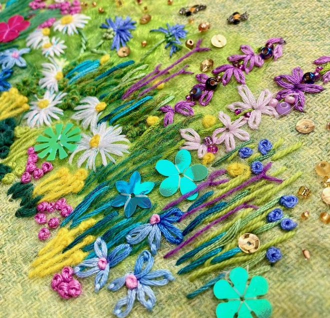 Summer Meadow Needlecase