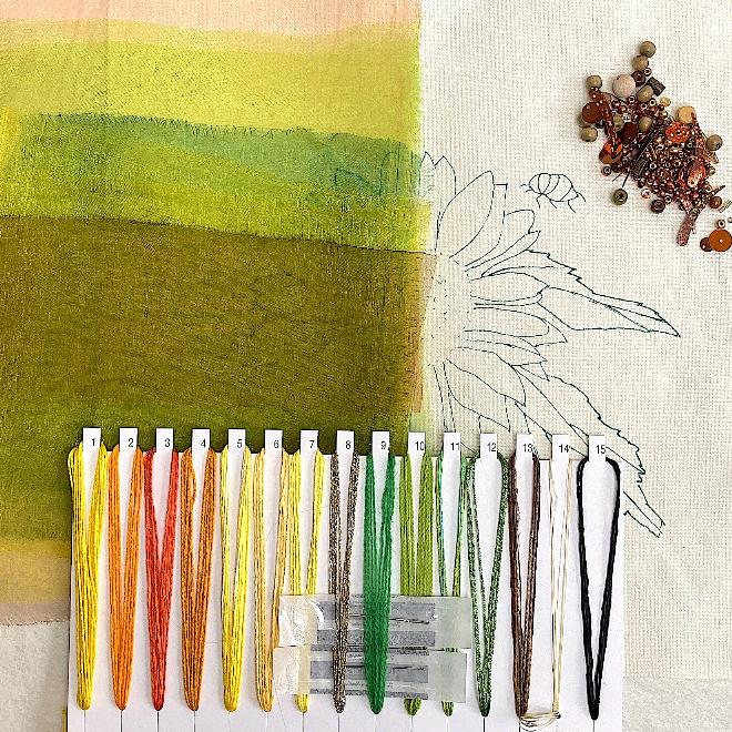 Sunflower and a Bumblebee