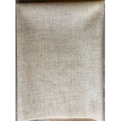 Natural colour 100% wool embroidery fabric: fat quarter